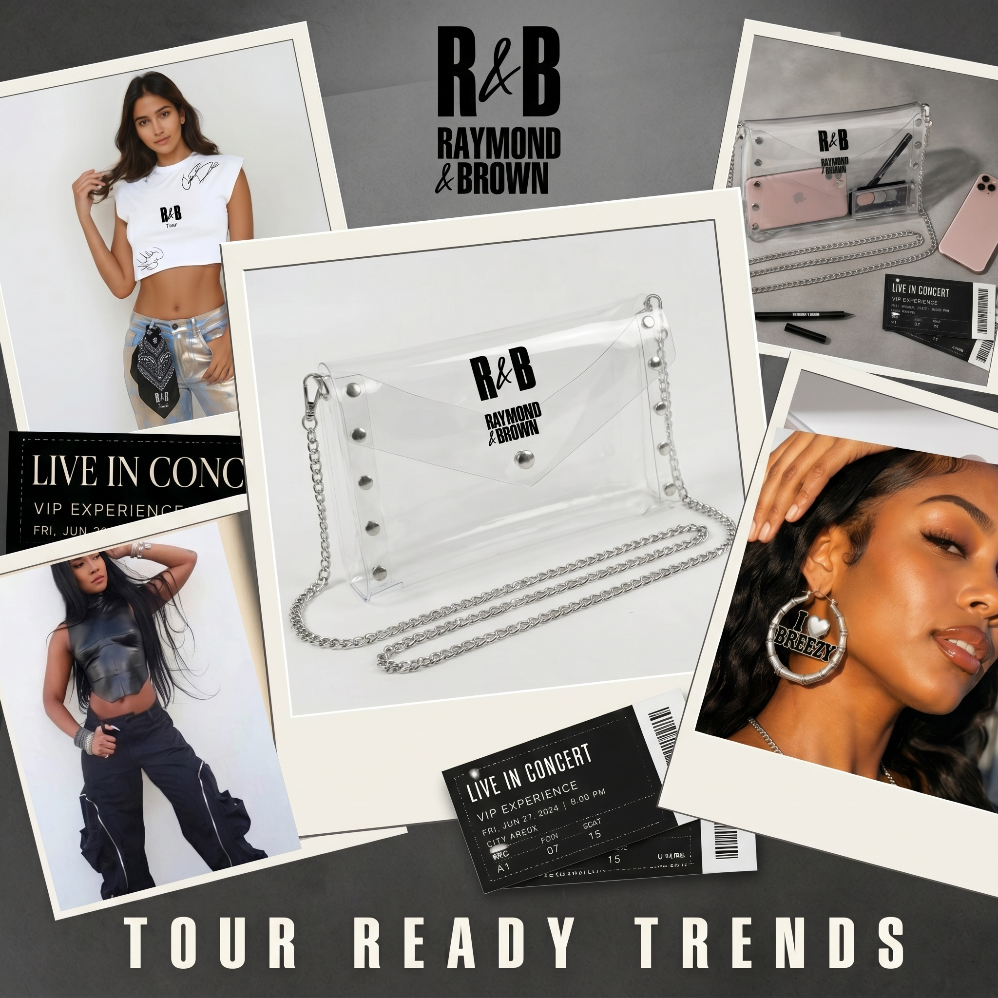 Image of RnB Tour Clear Stadium Chain Crossbody