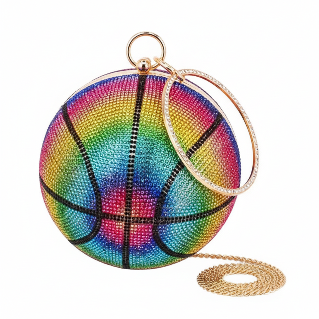 Image of Glam Baller Rainbow Bling Crossbody