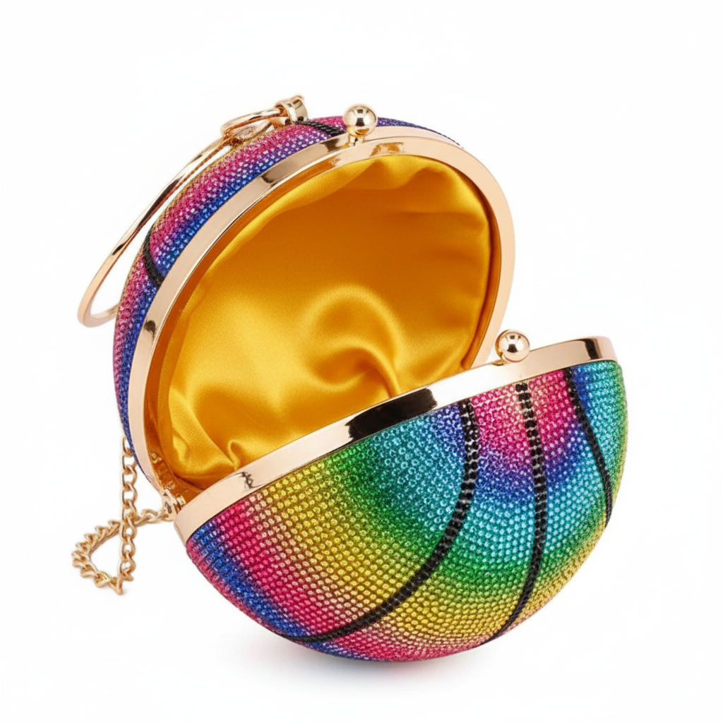 Image of Glam Baller Rainbow Bling Crossbody