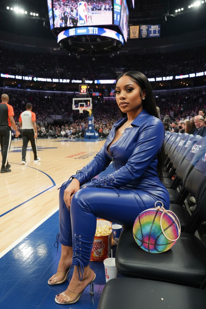 Image of Glam Baller Rainbow Bling Crossbody