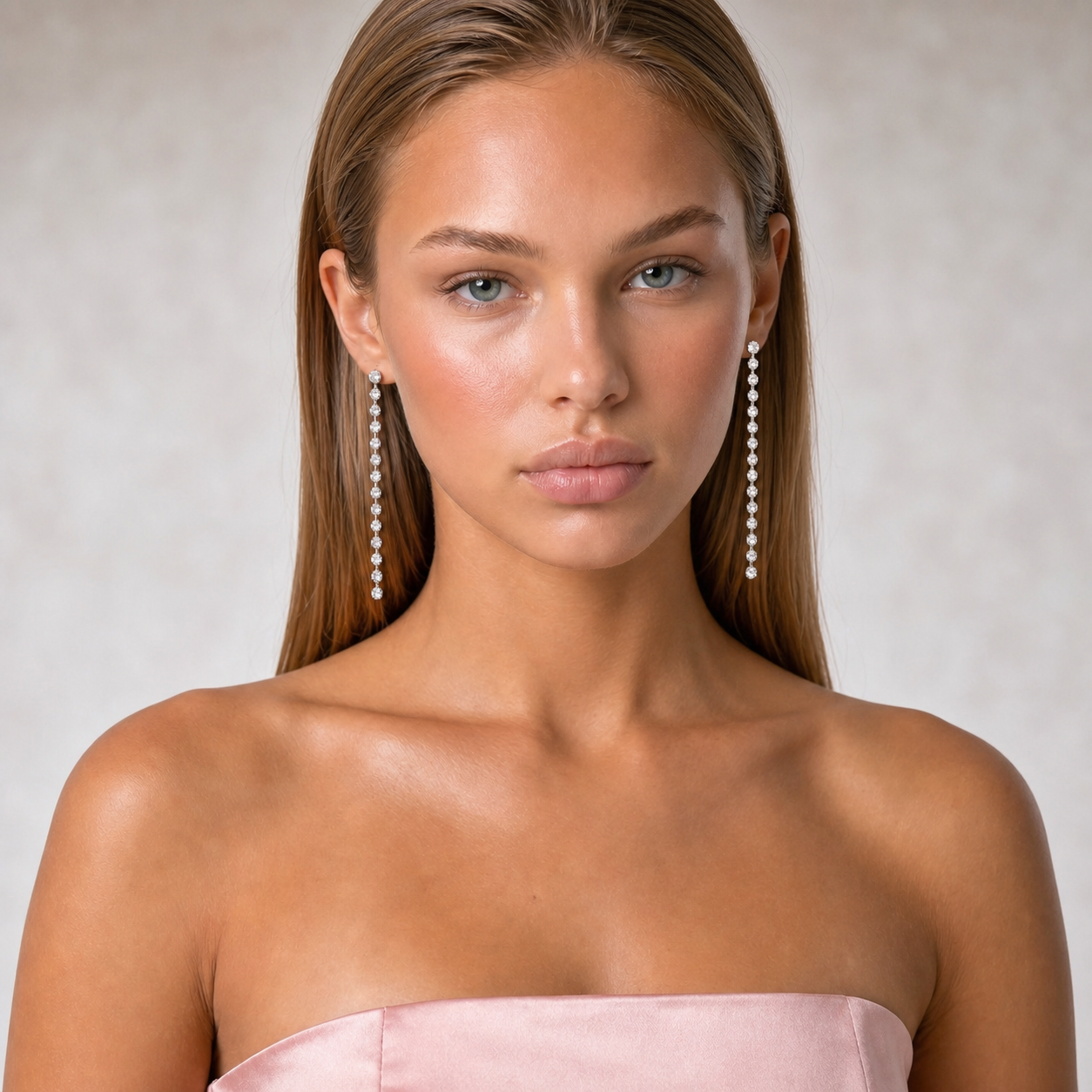 Image of Eternal Glow Crystal Drop Earrings | Rhinestone