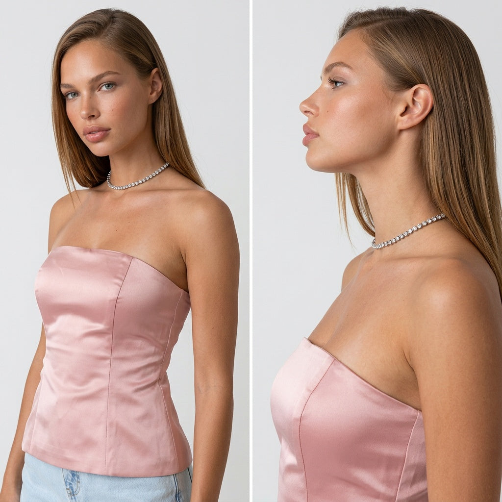 Image of Eternal Glow Crystal Choker Necklace | Rhinestone