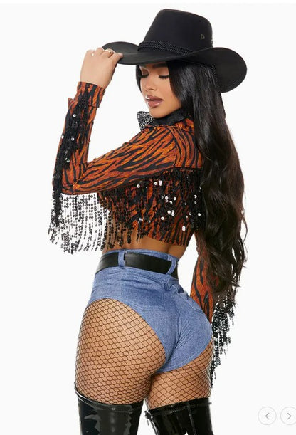 4-Piece Giddy Up Cowgirl Costume
