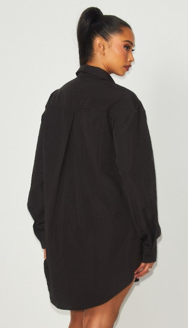 Love the Culture Oversized Shirt Dress
