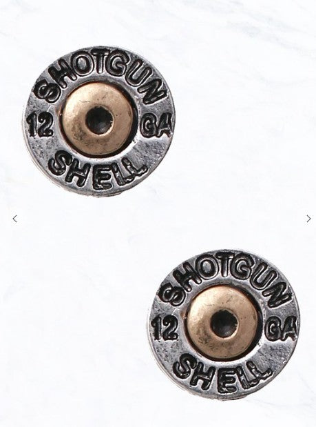 Image of Authentic Shotgun Shell Stud Earrings
