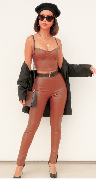 COFFEE DREAMS FAUX LEATHER SET