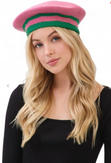 Image of Pink Goes Good with Green Beret Hat