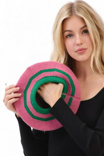 Image of Pink Goes Good with Green Beret Hat