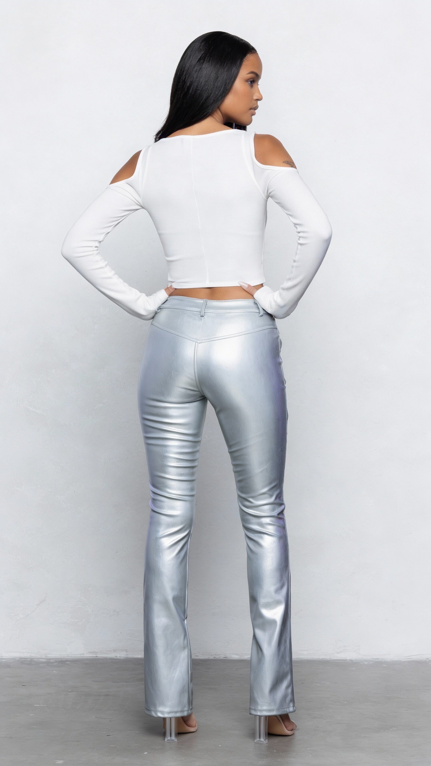 Image of Y2K Outfit Bundle | Corset Top Metallic Pants Pager Bag | New Years Eve NYE 2026
