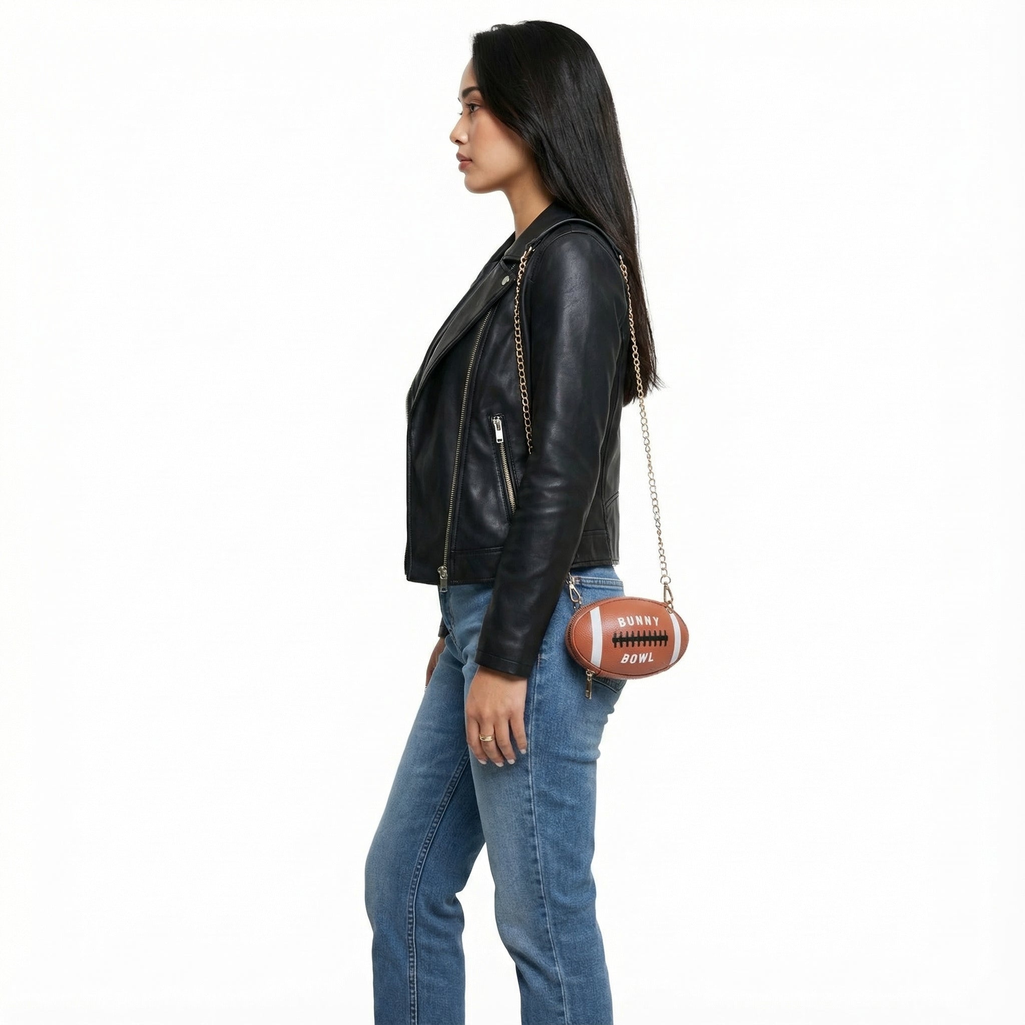 Image of Bunny Bowl Football Clutch Purse