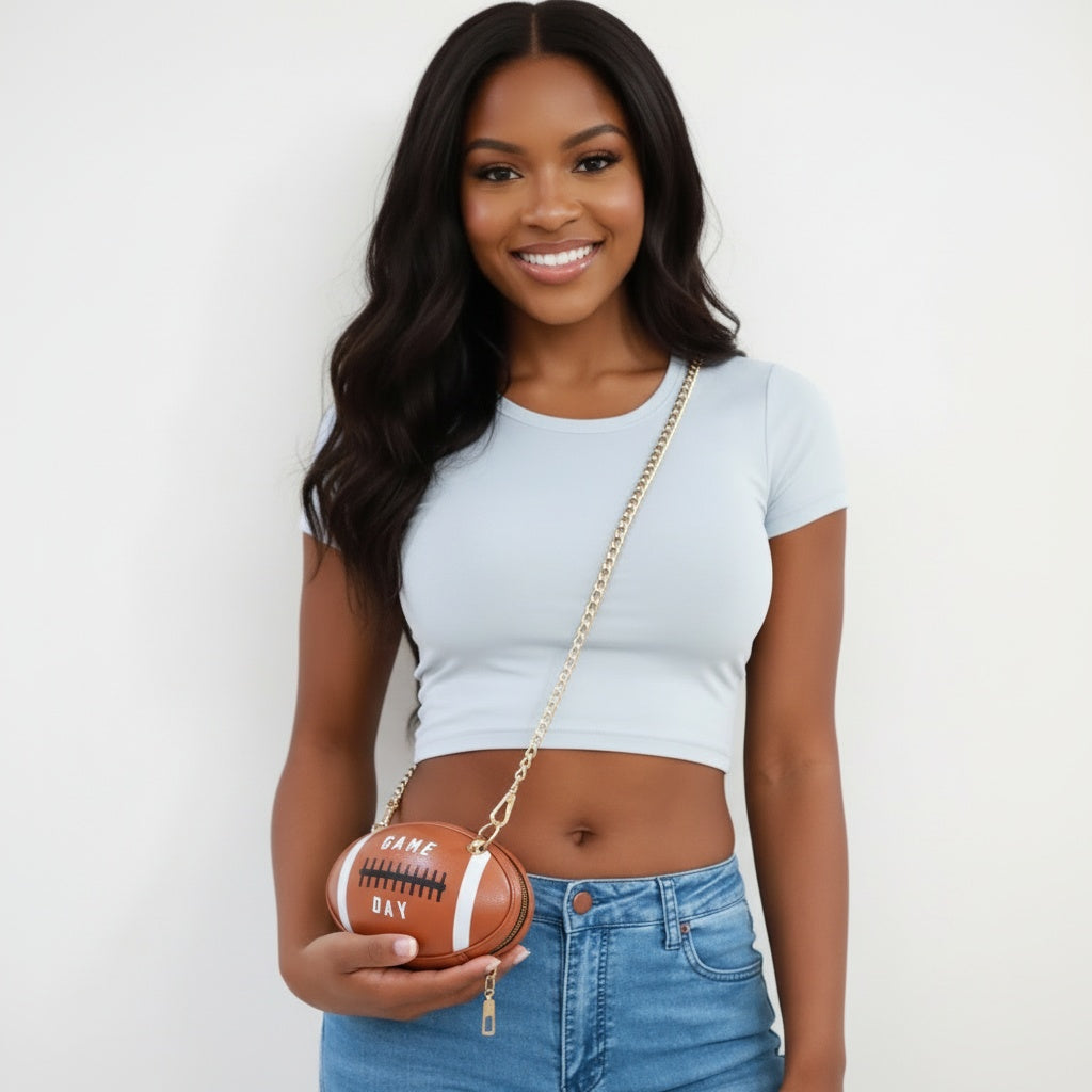 Image of Game Day Football Clutch Purse