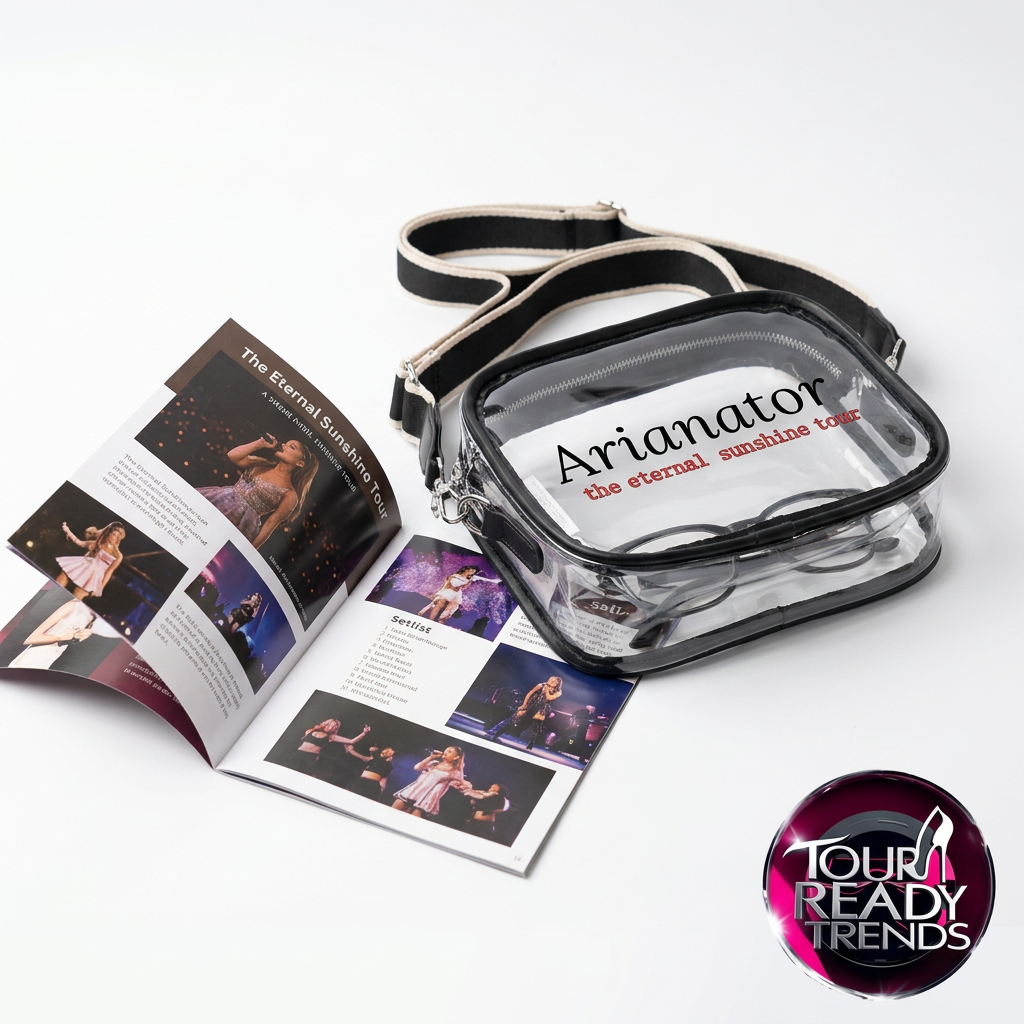 Image of Arianator Clear Stadium Crossbody Bag, Arena Approved