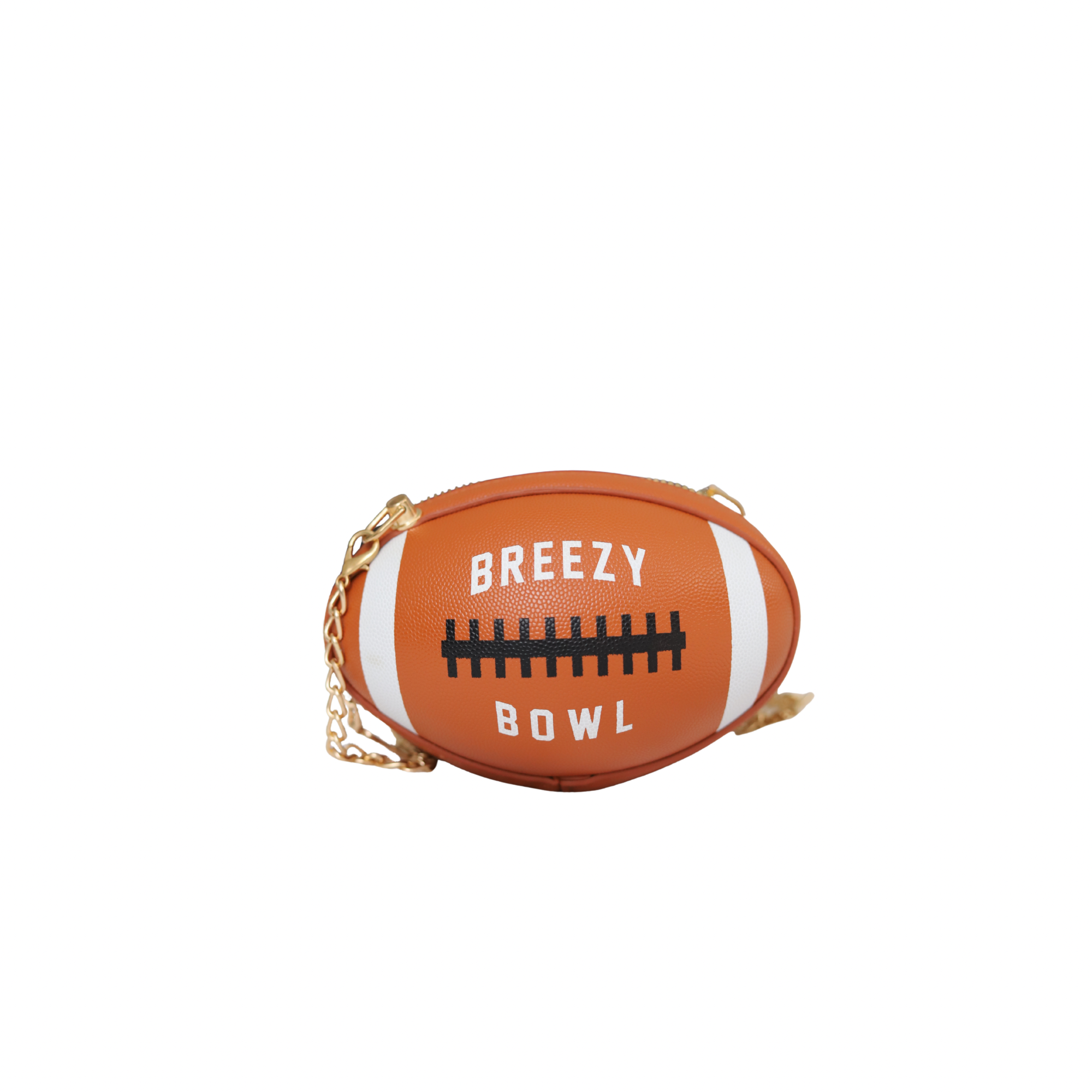 Breezy Football Shaped Clutch Purse
