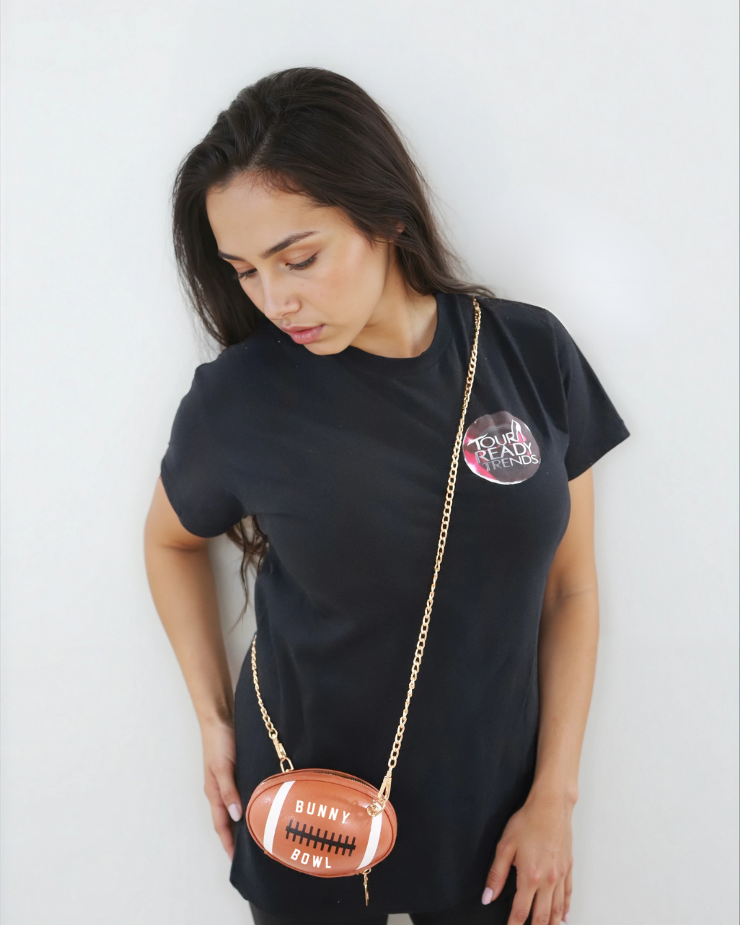 Image of Bunny Bowl Football Clutch Purse
