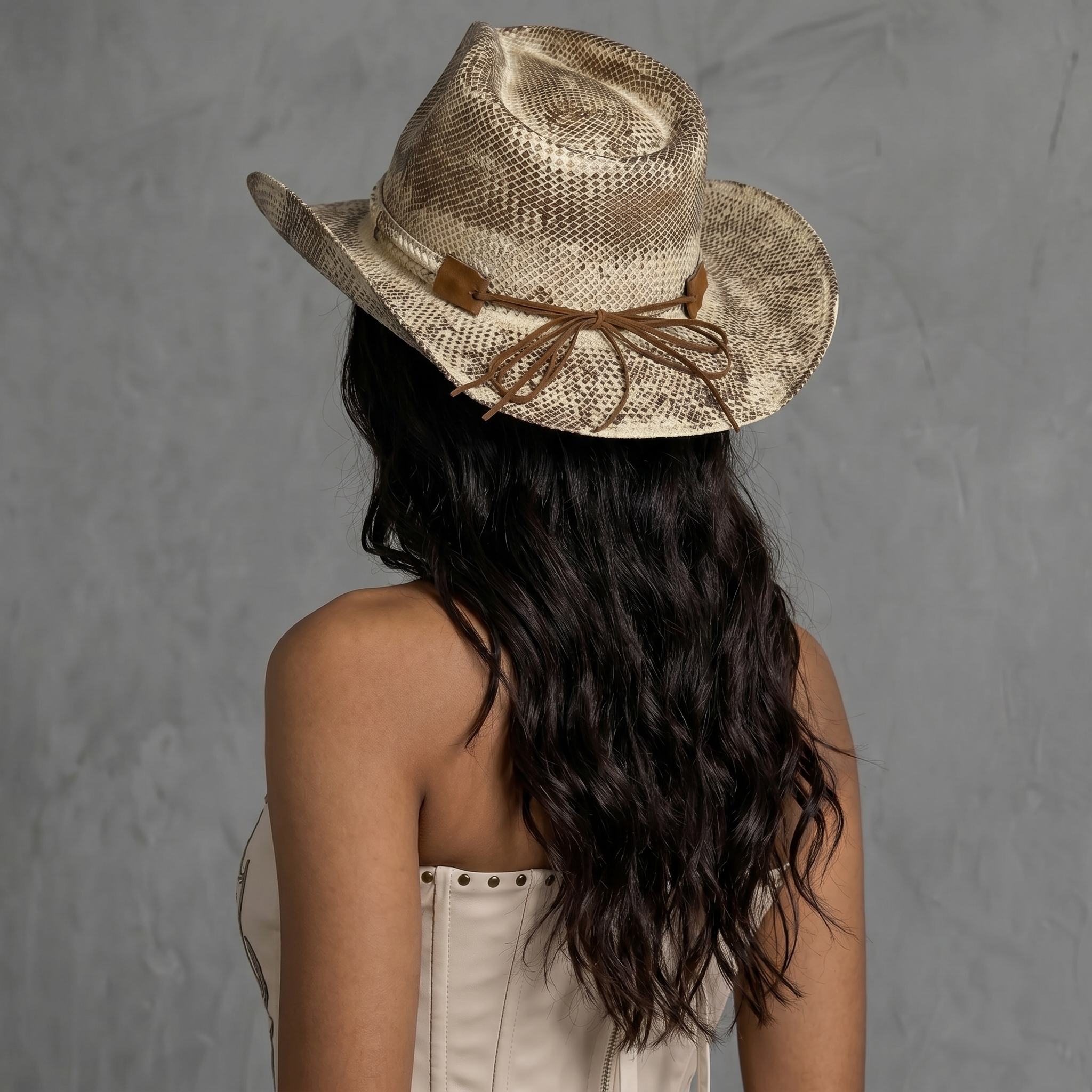 Image of Vintage Western Ranch Hat – Brown
