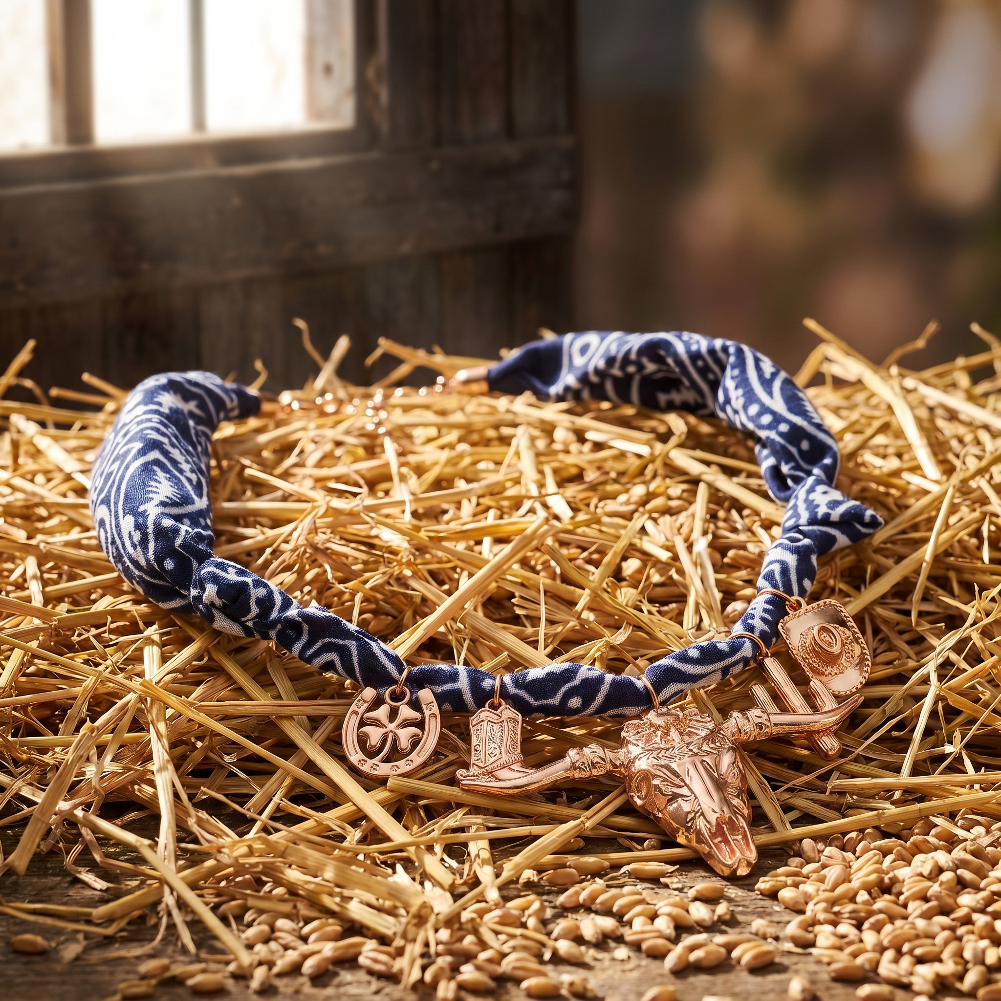 Image of Bandana Cowgirl Statement Necklace