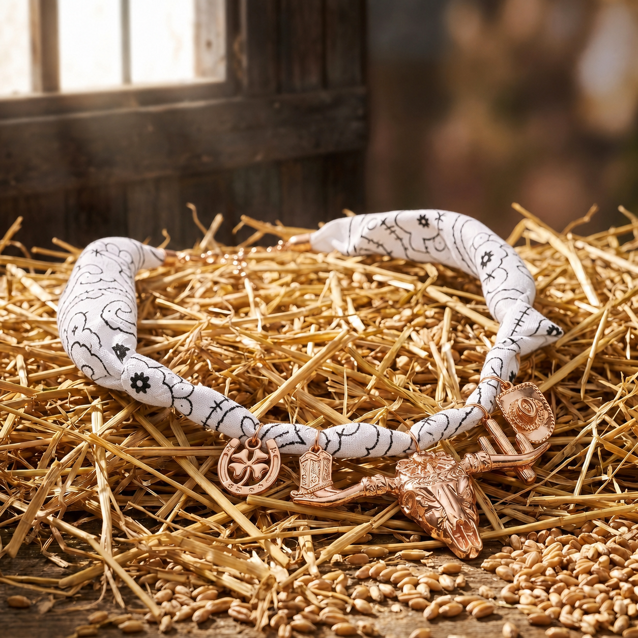 Image of Bandana Cowgirl Statement Necklace