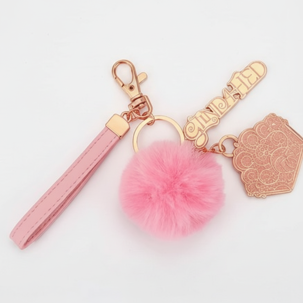 Image of Wicked Glinda Spinning Keychain