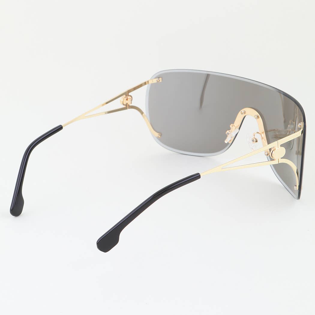 Image of Baby Girl Eyewear | Oversized Shield Sunglasses