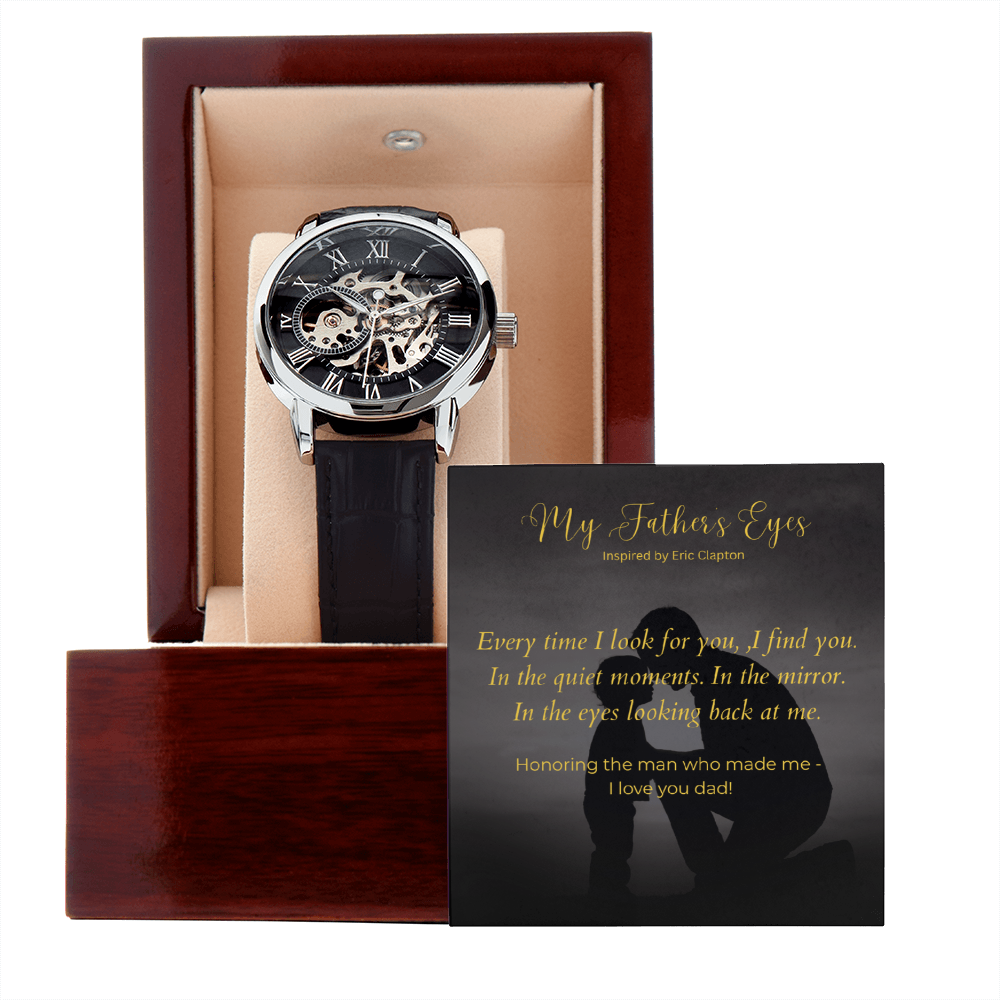 Image of My Father's Eyes Men's Luxury Watch
