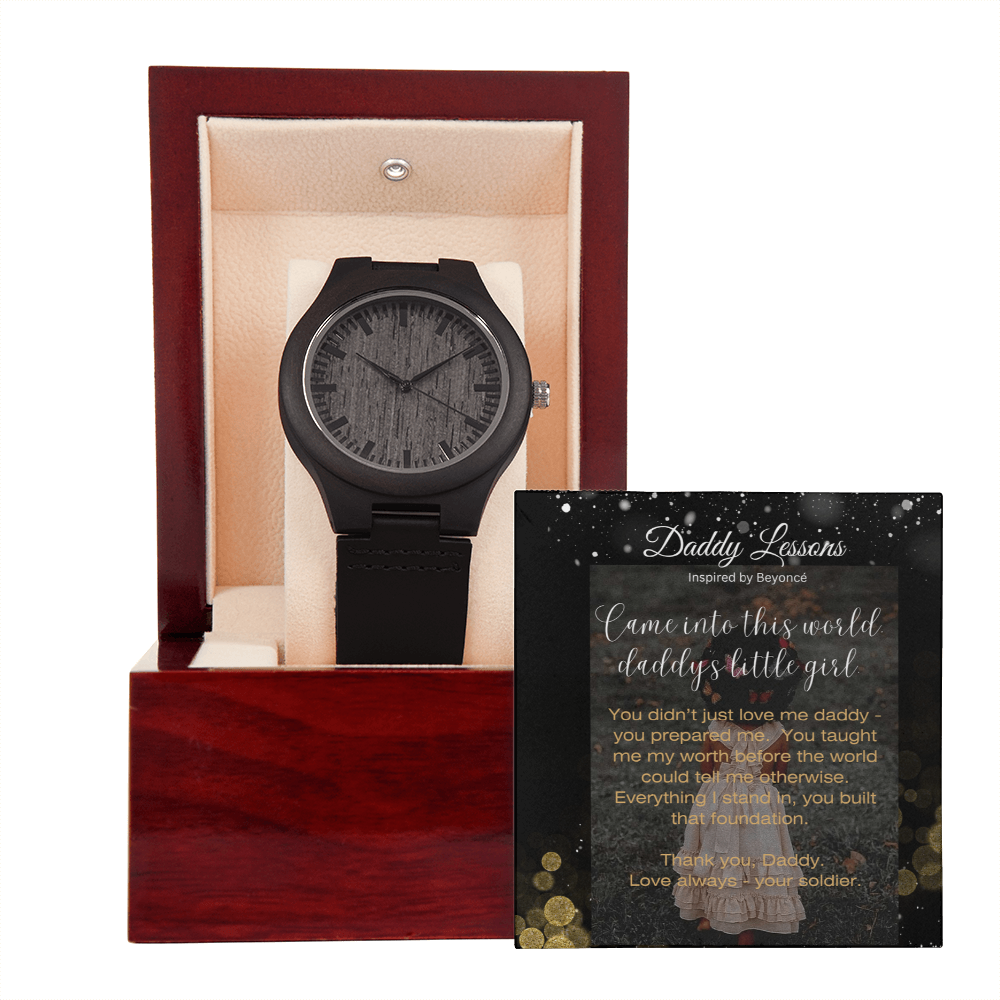 Image of Daddy Lessons Sandalwood Watch Gift