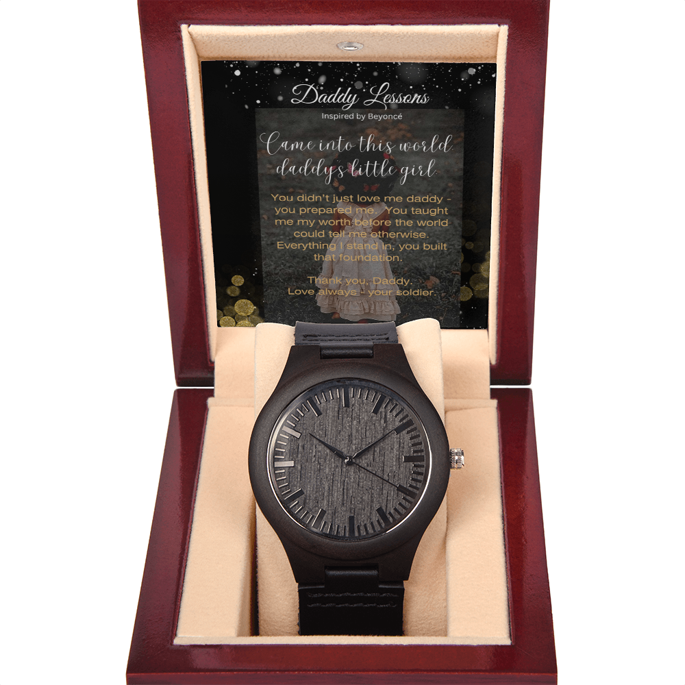 Image of Daddy Lessons Sandalwood Watch Gift