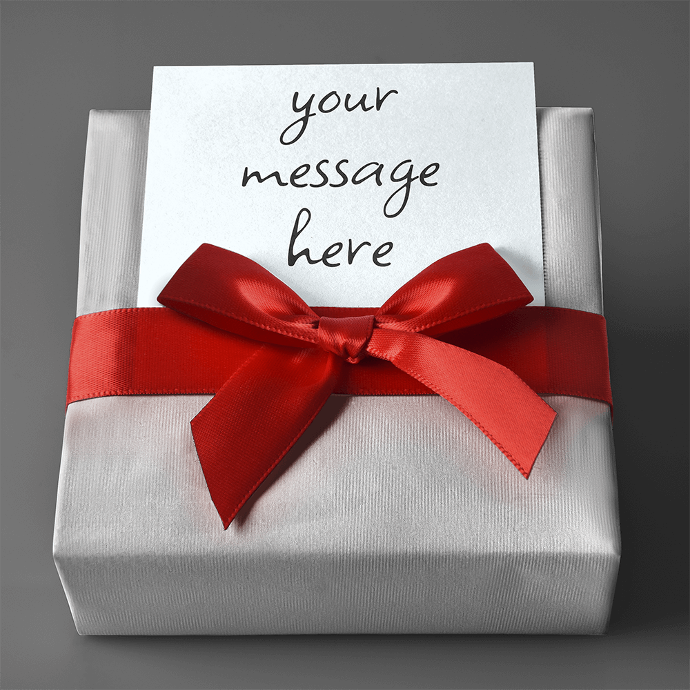 Image of Gift Wrap with Personalized Message