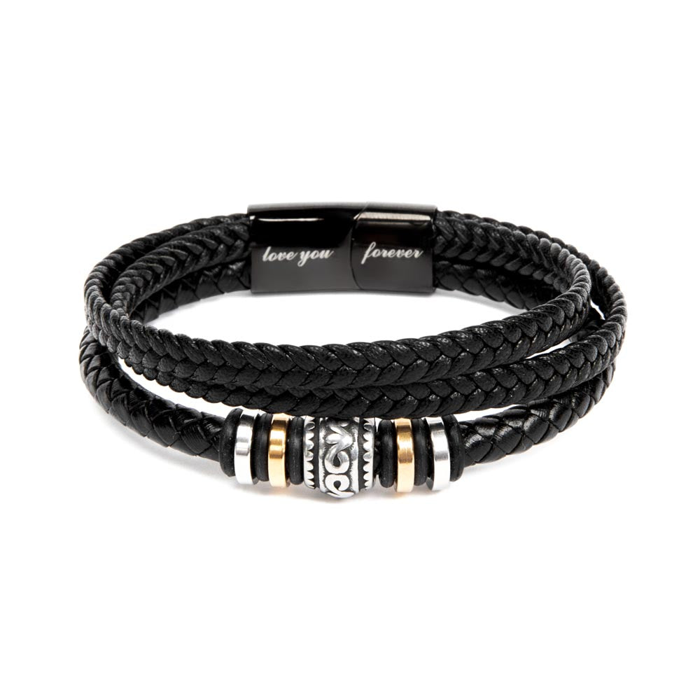 Image of Papa Don't Take No Mess Dad Bracelet