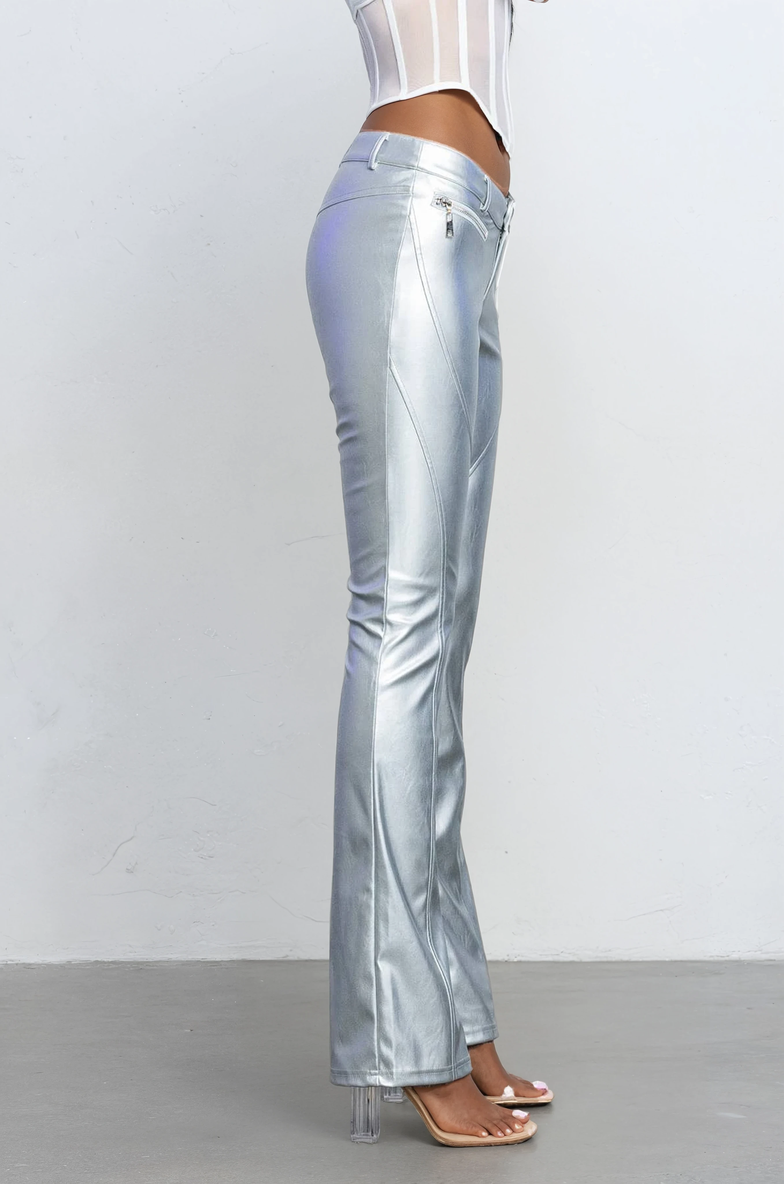 CHROME DREAMS METALLIC PANTS