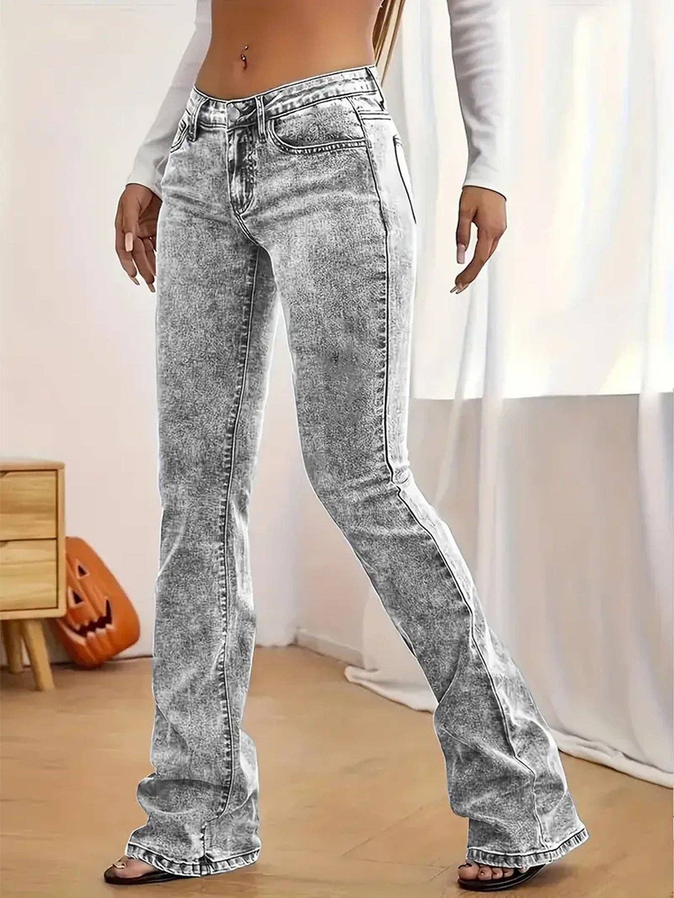 Stretch Slim Fit and Flared Jeans