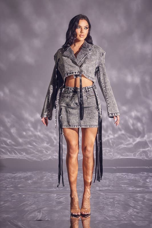 Cropped Denim Jacket