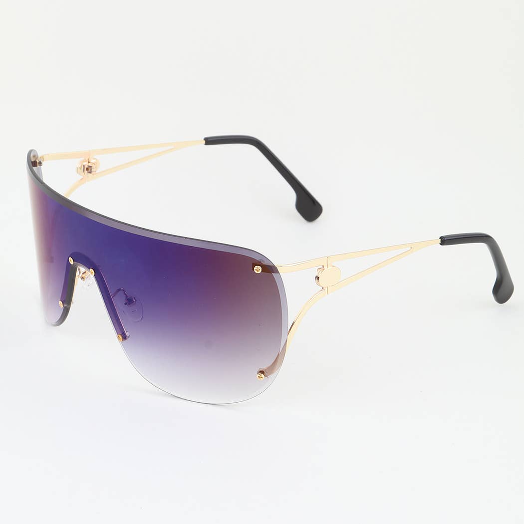 Image of Baby Girl Eyewear | Oversized Shield Sunglasses