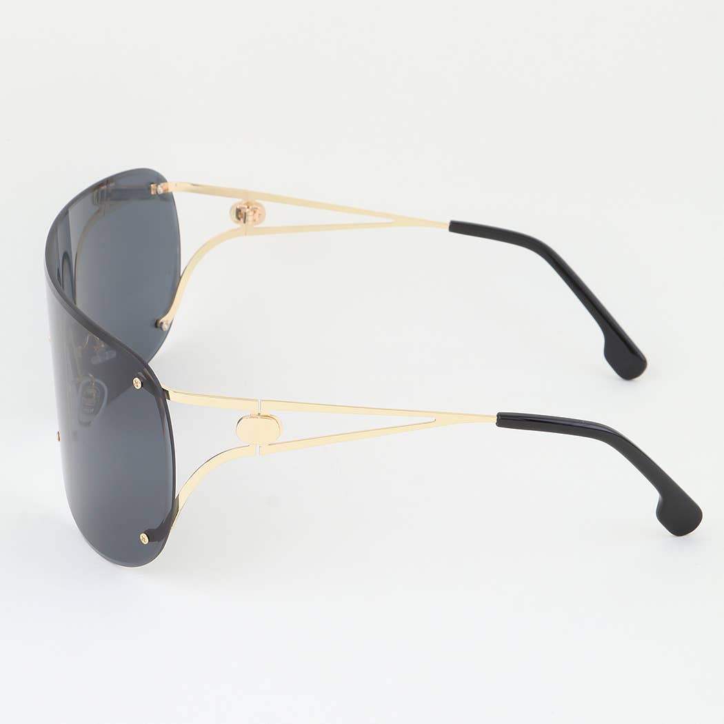 Image of Baby Girl Eyewear | Oversized Shield Sunglasses
