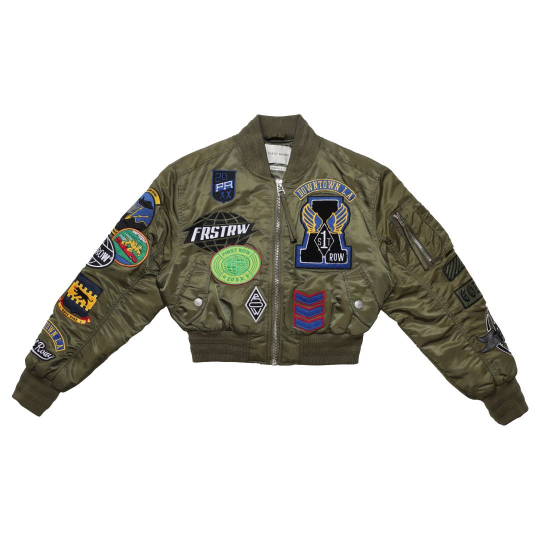 Image of Multi-Patches Bomber Jacket
