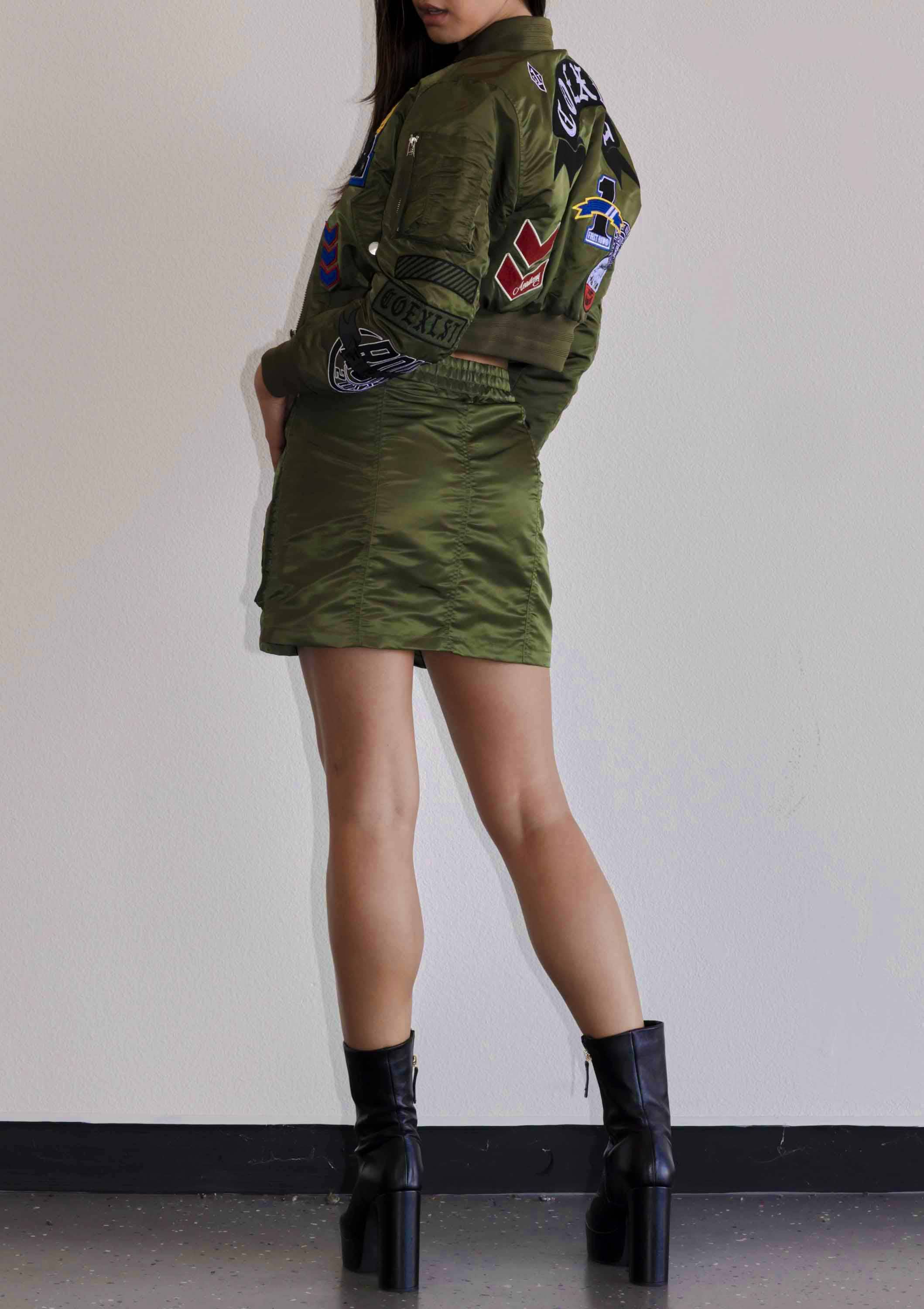 Image of Multi-Patches Bomber Jacket