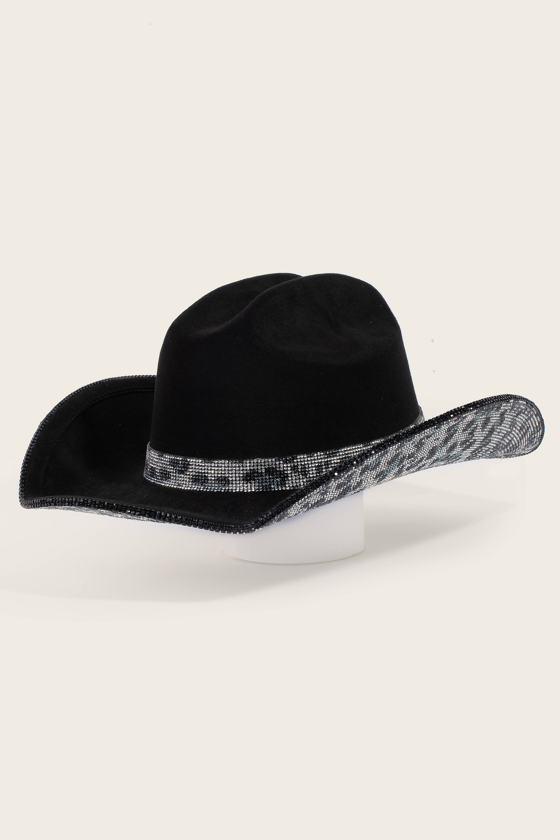Pave Animal Print Rhinestone Western Cowboy Hat